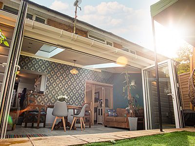 Lean-to DIY Conservatory in the Sun