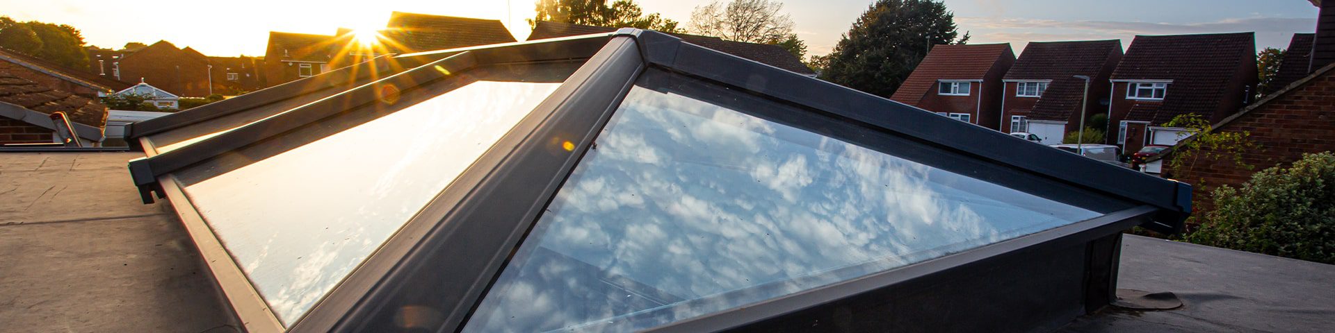 Roof Lantern on a Flat Roof Conservatory